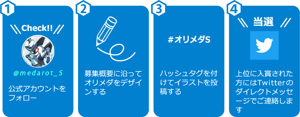 メダロットs 特別企画 第2弾オリメダデザインコンテスト開催